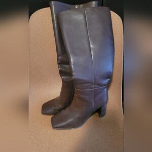 Elegant Brown Knee-High Boots